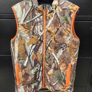 Polaris Men's Reversible Revolve Vest, Polaris Pursuit Camo/Orange/Gray